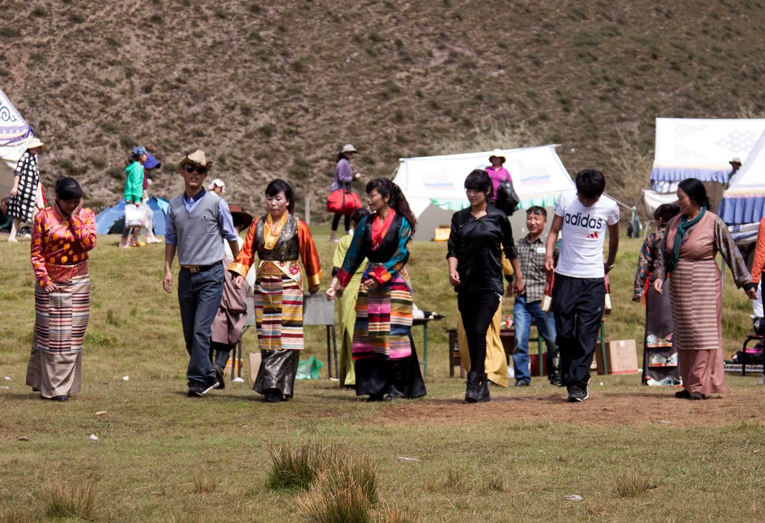 Dancing and Singing are no doubt the most popular activities in Tibetan