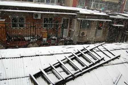 A heavy snow transformed Beijing into a winter wonderland on Oct 31, giving late-night Halloween goers an extra spook. It is the earliest first snow in Beijing in 22 years. [Photo:China.org.cn] 