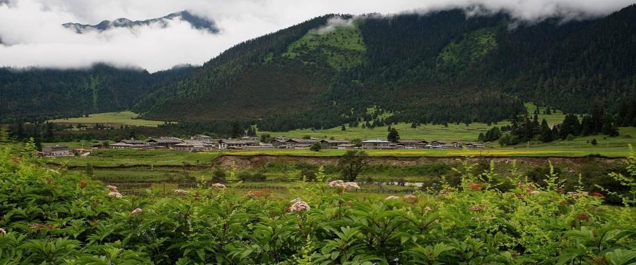 Thanks to the development of tourism, villagers here run their own family hostels.