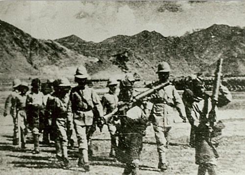 Trained by Britain, the Tibetan soldiers did many evil things.