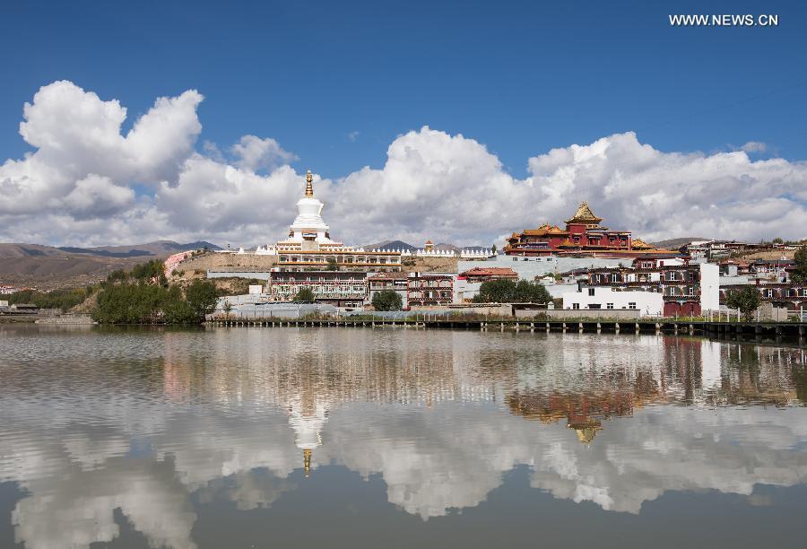 Scenery of Yalong Lingka wetland park in SW China