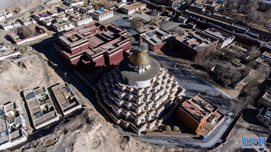 Palcho Monastery, also called Palkhor Monastery is a typical combined building with stupa and temple, and quite different from other Tibetan monasteries in more aspects. By housing three sects of Sakyapa, Kadampa and Gelugpa together, it has a hard-won lenient tolerance amongst the Tibetan sects to balance them well. Therefore, the design and layout of Palhor Monastery is a synthesis of the three sects to combine different structural Zhacangs (room for monks), enshrined deities and more integrated Tibetan Buddhist Culture. What is more, the Myriad Buddha Stupa (or Palcho Kumbum) as a powerful Buddhist symbol and a calling card, making Palcho Monastery becomes more attractive and special.